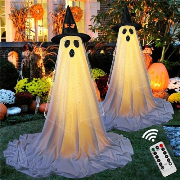 2Packs Halloween Decorations Outdoor,Halloweens Party Decoration Indoor,Spooky - Picture 1 of 7